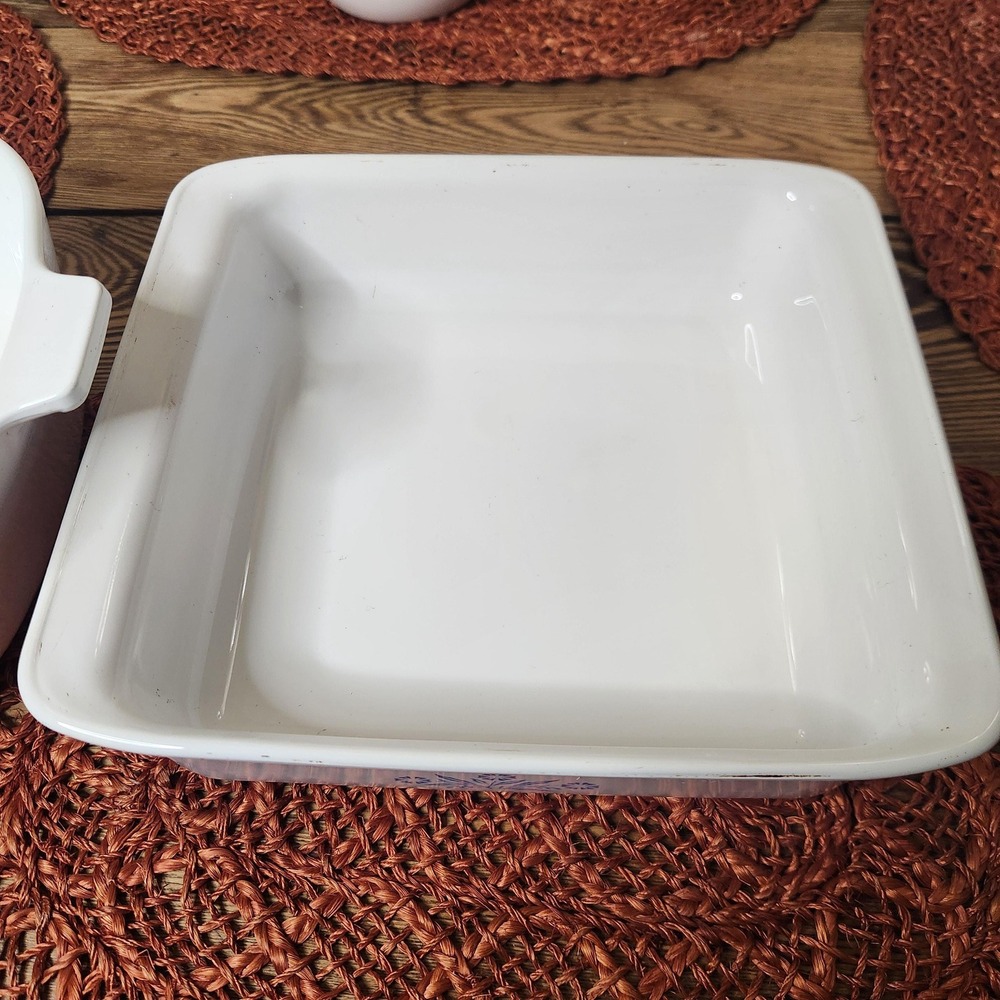 VINTAGE CorningWare 2 piece Set. Blue Cornflower. - Picture 3 of 5